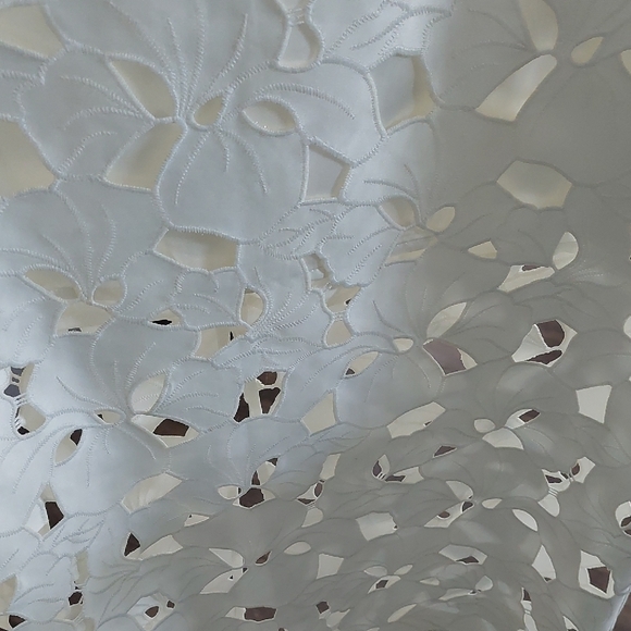 Elegant White Lace Midi Skirt - Picture 10 of 11